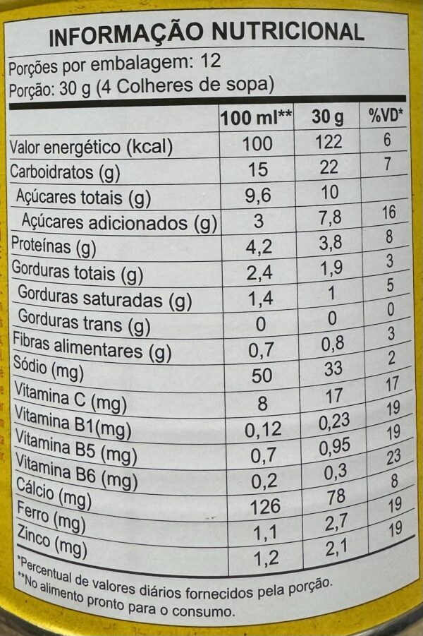 Farinha Láctea 360g - Imagen 2