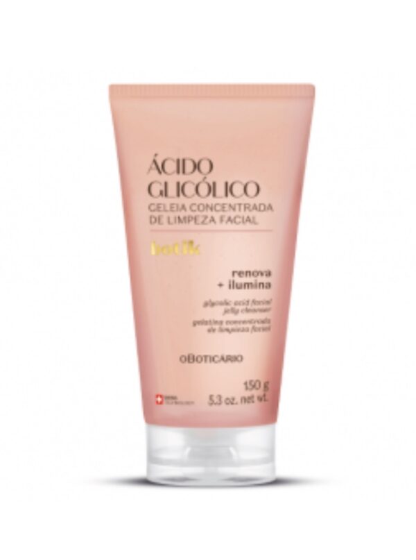 Geleia Concentrada de Limpeza Facial Ácido Glicólico Botik, 150g