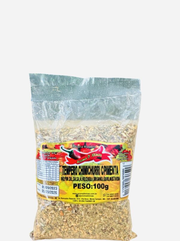 Tempero Chimichurri C/Pimenta 100g