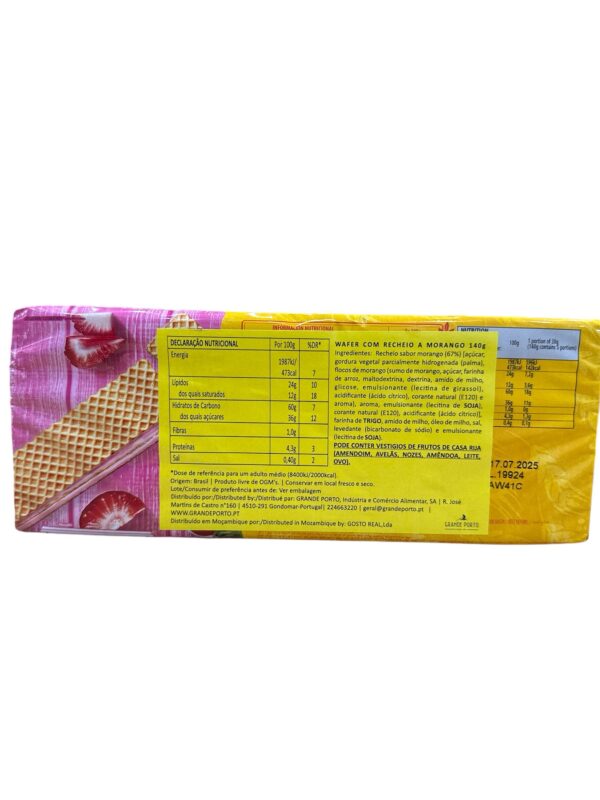 Wafer Morango Bauducco 140g - Imagen 2