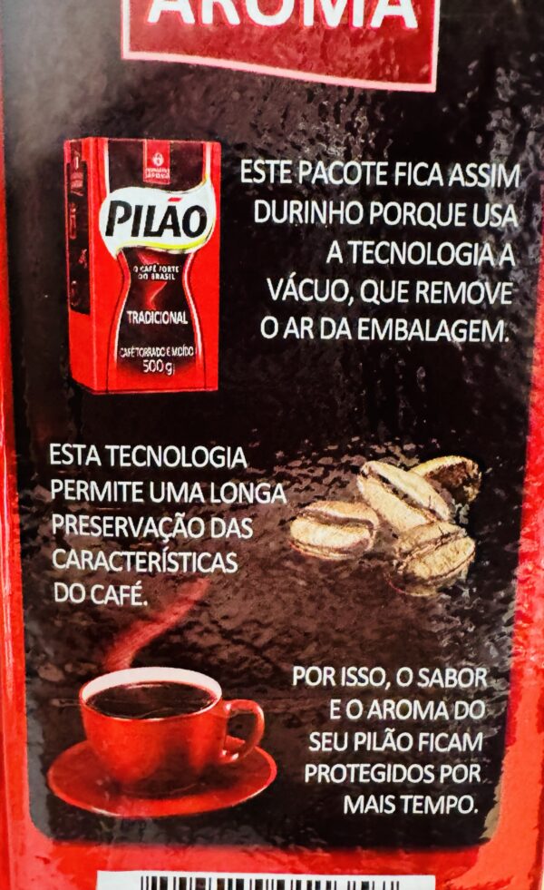 Café Pilão tradicional 500g - Imagen 3