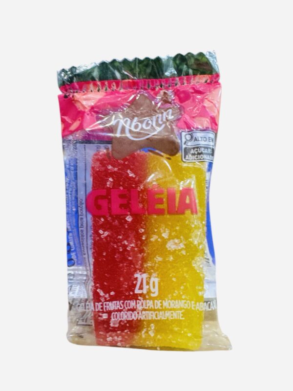 Geleinha de Frutas Com Polpa de Morango e Abacaxi  21g