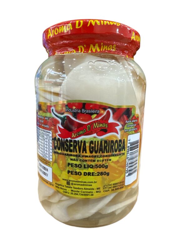Guariroba em Conserva, Peso Líquido 500g