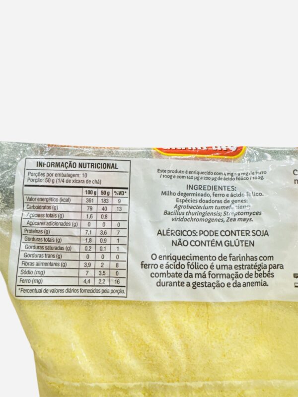 Fubá de Milho 500g - Imagen 2