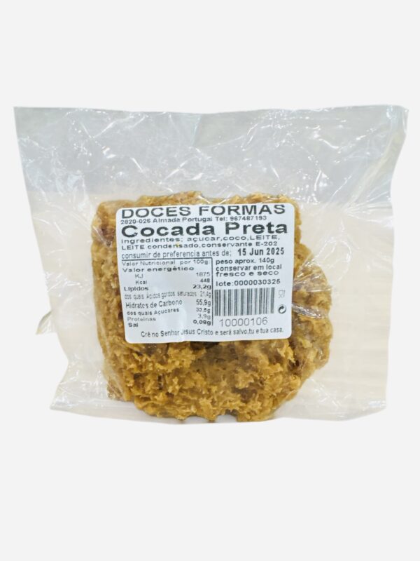 Cocada Preta Caseira 155g