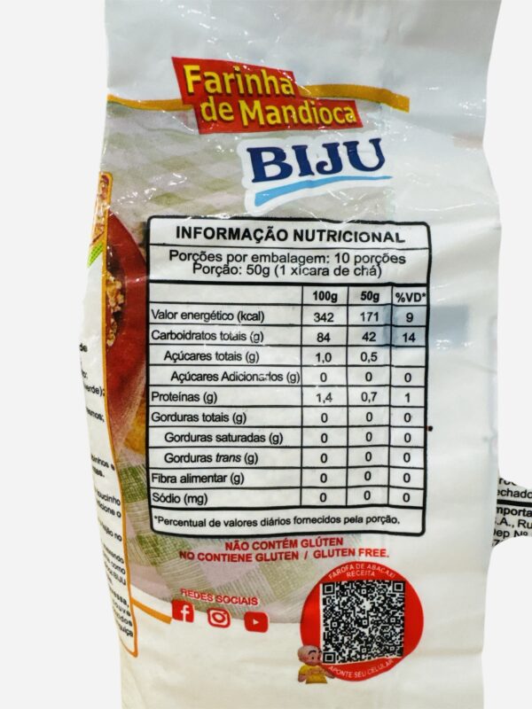 Farinha de Mandioca Biju 500g Pinduca - Imagen 2