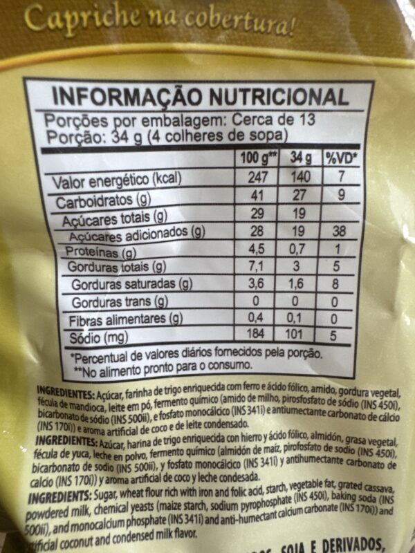 Mistura para Bolo Formigueiro 450g - Imagen 2