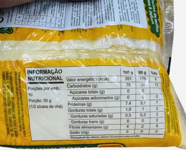 Fubá Mimoso de Milho Sinhá 500g - Imagen 2
